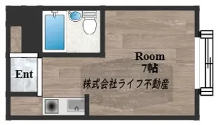 メビウス永和レジデンス【205号室】の間取り