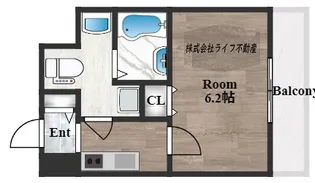 セイワパレス大今里【8階】の間取り