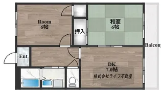 グランメゾン浅田Ⅱ【2階】の間取り