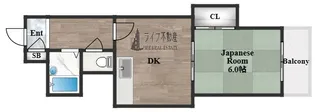 コスモシティー【3階】の間取り