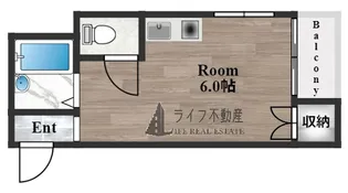 シャトレ小阪【3階】の間取り