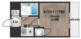 ハイムリップル荒川【9階】の間取り