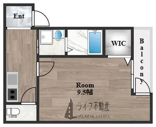 フジパレス八戸ノ里Ⅵ番館【2階】の間取り