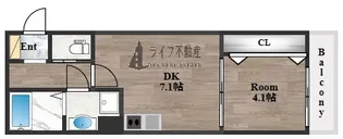 REGIES近大SouthⅠ【2階】の間取り