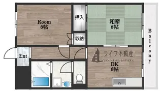 ワールドハイツ190【3階】の間取り
