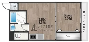 ポルトカーサ東大阪【2階】の間取り
