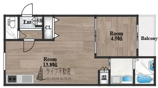 Faseciaサンド【1階】の間取り