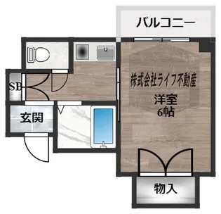 エンゼルハイツ小阪本町【4階】の間取り
