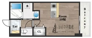 アット長田【9階】の間取り