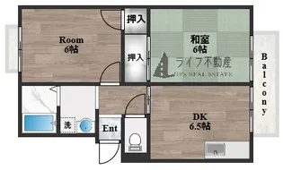 エステートピア旭【1階】の間取り