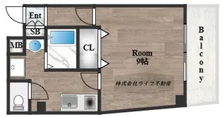M’プラザ布施弐番館【5階】の間取り