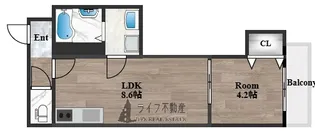 D porta Scalar VI【1階】の間取り