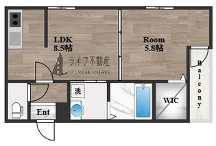 フジパレス吉田EAST【3階】の間取り