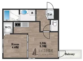 フジパレス吉田EAST【2階】の間取り
