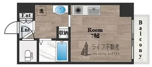 パークモダン高井田【7階】の間取り