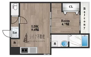 フジパレス弥刀Ⅴ番館【2階】の間取り