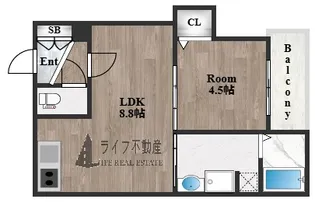 カーサベルデ【2階】の間取り