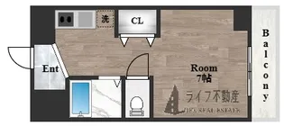 ノアーズアーク長田21【5階】の間取り