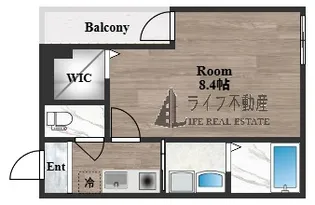 フジパレス長田ノース【3階】の間取り