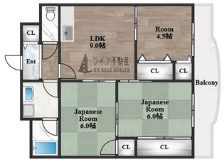 アルブル【4階】の間取り