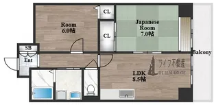 アドバンス渋川【5階】の間取り