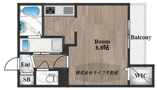 ラフィーネクローバーⅡ【2階】の間取り