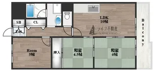 コーポおくだ【2階】の間取り