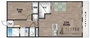 フローラ長田【2階】の間取り