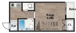 シャトレ小阪【2階】の間取り