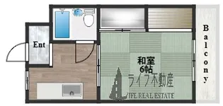 1Kの間取り画像