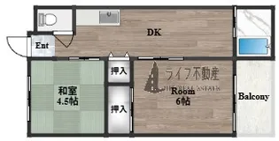 KSマンション東花園【3階】の間取り