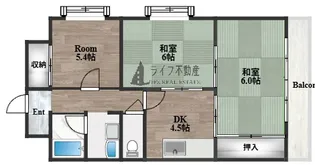 木の国ハイツ【10階】の間取り
