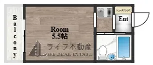 ロータリーマンション永和【2階】の間取り