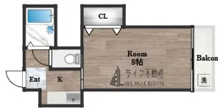ル・メルシェ【2階】の間取り
