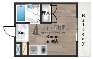 コーポタナベ【3階】の間取り