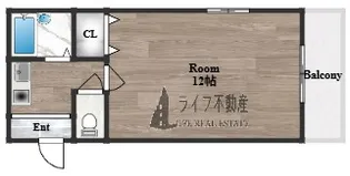 ラ・ショパール【3階】の間取り