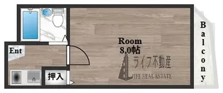 ラ・ショパール【4階】の間取り