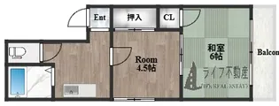 カーザ寿【5階】の間取り