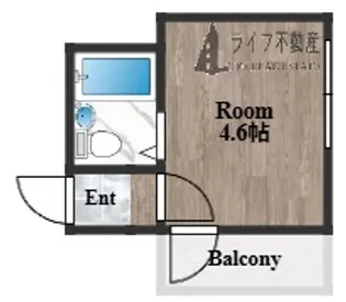 GOOD LIFE 中道【5階】の間取り