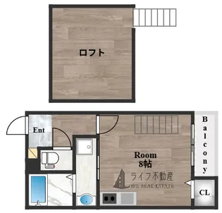 1Rの間取り画像