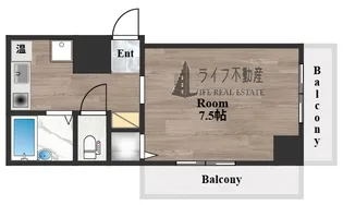 ファースト・ネット【7階】の間取り