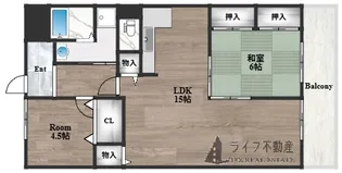 メゾンエスポアール【5階】の間取り