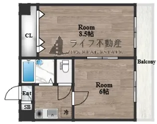 エス・ティマンション旭町【2階】の間取り