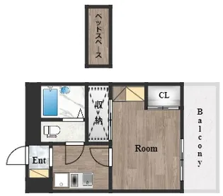 クレール【1階】の間取り