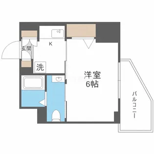 ワールドアイ大阪城EASTアドバンス【13階】の間取り