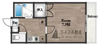 ベルラビット【2階】の間取り