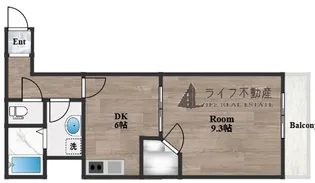 レガーロ布施【4階】の間取り