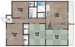 城賀パレス【2階】の間取り