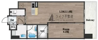 プレジオ永和ASIAN【13階】の間取り