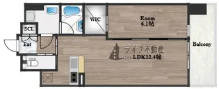 プレジオ永和ASIAN【4階】の間取り